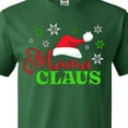 thumbnail image 4 of Inktastic Mama Claus with Christmas Santa Hat and Snowflakes T-Shirt, 4 of 5