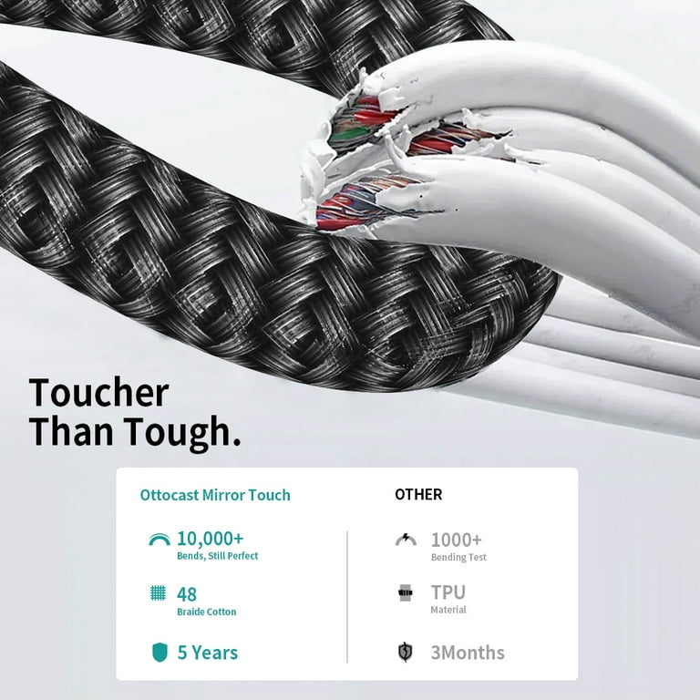 映像用ケーブル Ottocast MirrorTouch Car Adapter Amazon.com: OTTOCAST Mirror Touch, 3 in 1 Screen Mirroring Adapter