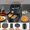 Lature 4.2 QT Air Fryer Oven Cooker with Temperature and Time Control