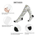 thumbnail image 5 of Lsque Dachshund Dog Puppy Pattern Sport Compression Socks for Men & Women 15-20 mmHg Knee High Nurse Pregnant Running Medical and Travel Athletic, 5 of 6