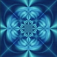 thumbnail image 1 of Ahgly Company Machine Washable Indoor Square Transitional Blueberry Blue Area Rugs, 6' Square, 1 of 7