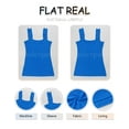 thumbnail image 5 of Ladybranch Blue Tank Top Woman Sleeveless Ruffle Strap Tops Summer Trendy Ribbed Soft Slim Basic T Shirt（X-Large，Pink）, 5 of 6