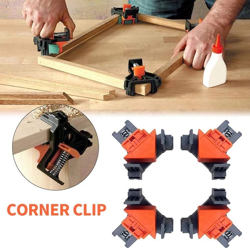 WOOD OR METAL CORNER ANGLE MITER FRAME VICE CLAMP MITRE JIG VISE DOUBLE HAND 