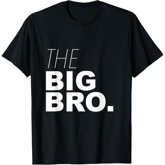 Big Brother Boys For Kids & Adult - The Big Brother T-ShirtMen's and women's gift, black and white T-shirt, size: Extra large S-4XL