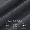 thumbnail image 3 of Subrtex Upholstered Parsons Chair Linen Fabric Dining Chair (Set of 2, Gray), 3 of 9