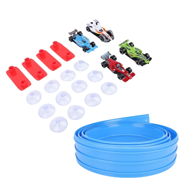 Coches Pistas Flexibles Accionado Por Inercia Por Gravedad Ruedas Para Arriba Pista Flexible Coches De Juguete Aprendizaje STEM Para Niños