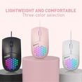 thumbnail image 2 of (Noir)MKESPN SXS-838 Interface Type-C Souris Filaire RGB Creuse, 2 of 5