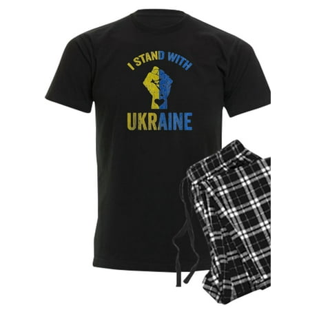 

CafePress - Support Ukraine I Stand With Ukraine Ukrai Pajamas - Men s Dark Pajamas