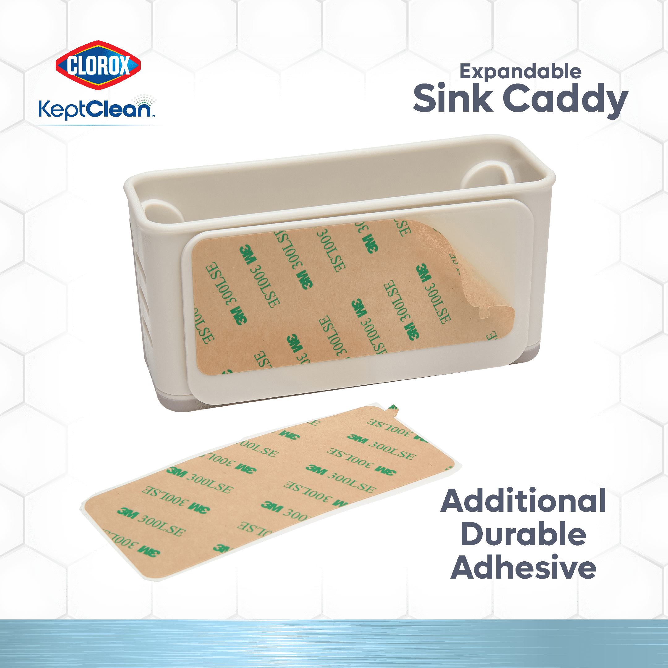 Clorox Expandable Sink Caddy, Best Used for Kitchen Organization and Accessibility