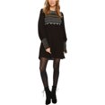 thumbnail image 1 of Free People Womens Late Night Picnic Shift Vestido, Negro, Pequeño, 1 of 1