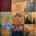 thumbnail image 2 of Don Li-Leger 20x20 Gallery Wrapped Canvas Wall Art Titled - Iris Nine Patch II, 2 of 4