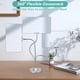 thumbnail image 2 of Kearding Lupa 4X Manos Libres Reduce La Fatiga Ocular Lupa Flexible De Página Completa para Personas Mayores Muebles de oficina en casa plata, 2 of 6