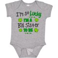 thumbnail image 3 of Inktastic I'm So Lucky I'm a Big Sister to Be Girls Baby Bodysuit, 3 of 5