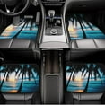 thumbnail image 4 of Sakura Flower Cherry Blossom Print All Protective Car Floor Mats Heavy Carpet Front and Rear Full Set 4PCs Pack for Car SUV, 4 of 4