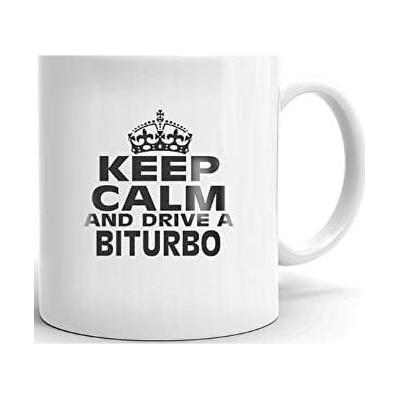 MASERATI BITURBO Keep Calm and Drive Coffee Tea Ceramic Mug