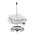 thumbnail image 1 of KW-trio All Metal Straight Rod Desk Receipt Holder Spike Stick Bill Notes Paper Memo Fork Check Spindle Restaurant Ticket Holder with Protective Cover, 1 of 8