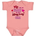 thumbnail image 3 of Inktastic My Heart Belongs to my Oma Boys or Girls Baby Bodysuit, 3 of 5
