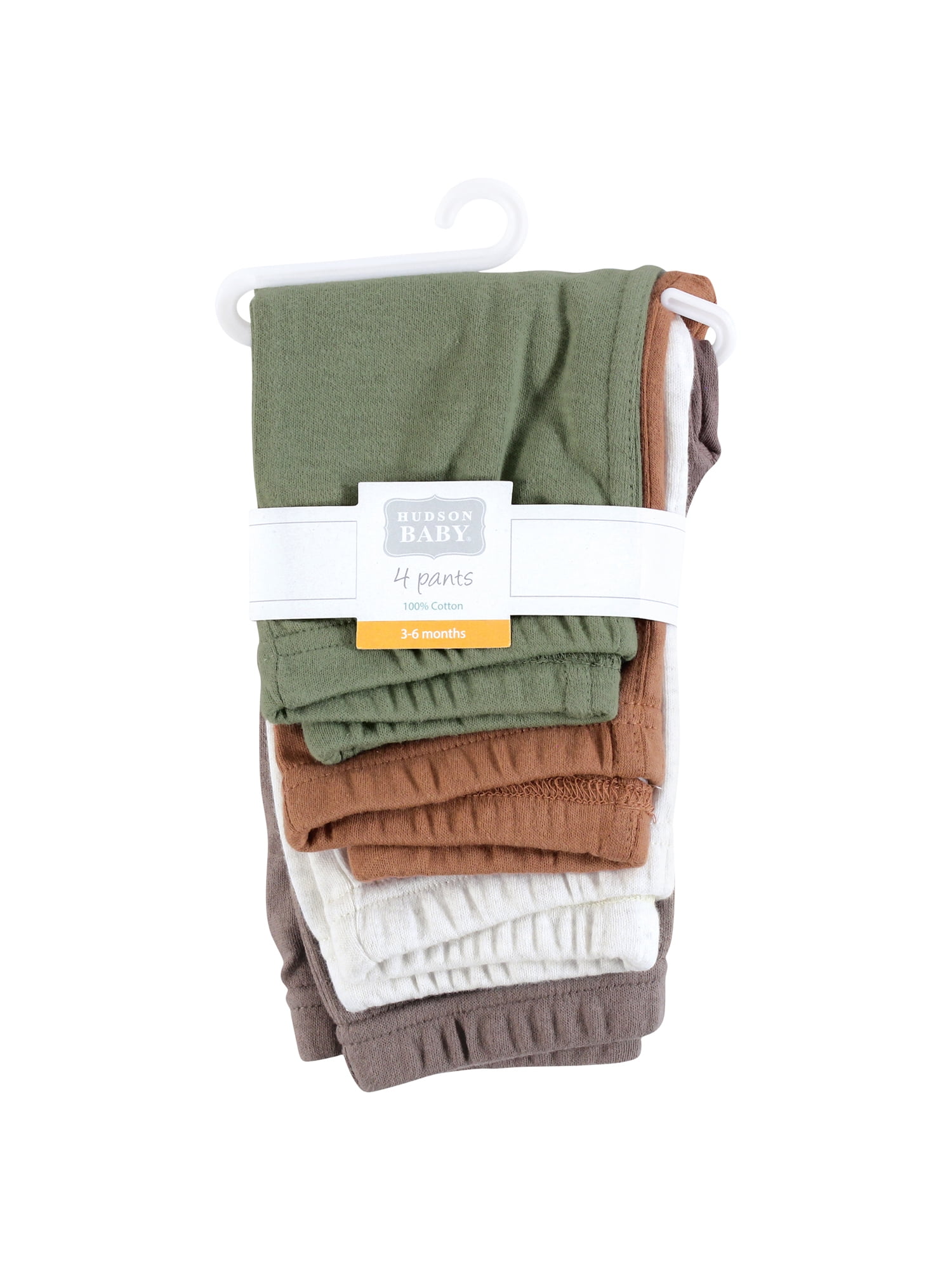 Hudson Baby Tapered Ankle Pants, 4- Pack, 0/3 Months- 5T