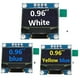 thumbnail image 4 of Tholdsy Pantalla OLED de 0,96 pulgadas, amplio rango de voltaje, 4 pines, 128x64 píxeles, módulos de pantalla, placa de desarrollo, Type3 NO3, 4 of 6