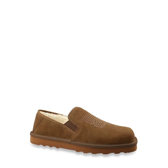 George Men's Western Genuine Suede Slipper