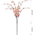 thumbnail image 2 of Artificial Cherry Blossom Flower,Faux Cherry Flowers 39 Inch Peach Branches Arrangement for Home Wedding Table Vase Decor(White)., 2 of 5