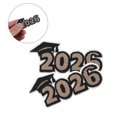 thumbnail image 1 of KAKOWELY 10Ud Parche Para Graduación 2026 Con Motivo Negro Y Dorado Para DIY Y, 1 of 6