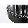 thumbnail image 6 of Dallas 8 inch crystal bath sconce in black, 6 of 9