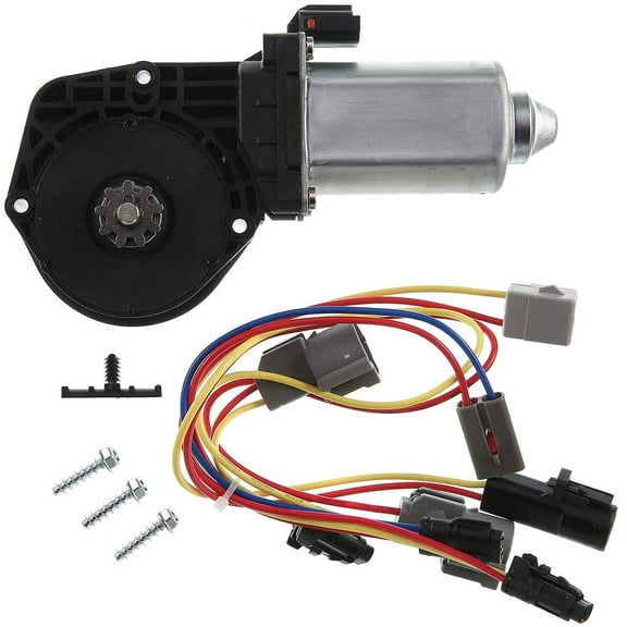 A-Premium Power Window Lift Motor Without Anti-Clip Compatible with Ford Bronco II Explorer Ranger Lincoln Mark VIII Mountaineer 1987-2005 Front Driver Side