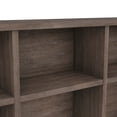 thumbnail image 4 of Denhour DH BASIC Transitional 6-Shelf Bookcase Headboard by  Walnut Walnut Finish, Wood Finish Full, 4 of 5