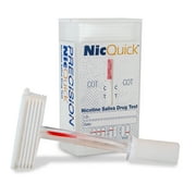 Angle View: Precision NicQuick-Oral Cotinine Test, with indicator (Case of 25)
