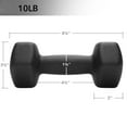 Hand Weights Neoprene Coated Hex Dumbbell Set, Exercise & Fitness