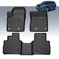 thumbnail image 3 of TPE Floor Mats Car Liners Set All Weather Fit for Nissan Rogue 2021-2025 (No Sport Models) Black 2 Row Heavy Duty Cargo Mats, 3 of 11