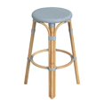thumbnail image 3 of Butler Specialty Company Tabouret de Bar Rond en Rotin Tobias 30 Pouces - Bleu Bébé, 3 of 7