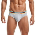 thumbnail image 4 of Sngxgn Men's Briefs, Soft and Breathable Underwear with ComfortFlex Waistband(Grey,XL), 4 of 4