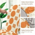 thumbnail image 5 of Yayeee 4 Pack Dining Chair Covers Stretch Parson Chairs Slipcovers Seat Protector, Orange Geometric Pattern, 5 of 6