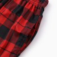 thumbnail image 5 of PatPat Christmas Pajamas Pants for Women Red Plaid PJ Pants Soft Lounge Pants Casual Sleep Bottom with Pockets, Black & Red, XXL, 5 of 7