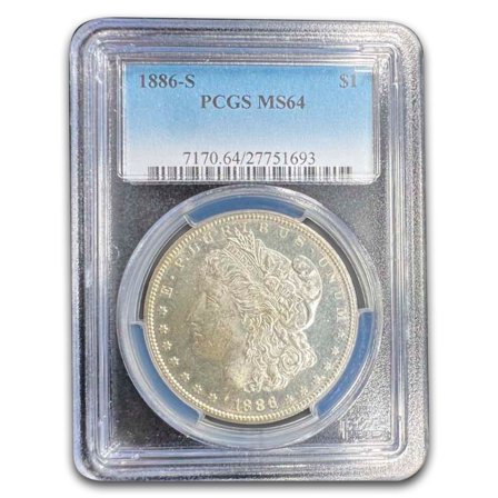 1886-S Morgan Dollar MS-64 PCGS
