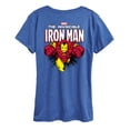 thumbnail image 2 of Marvel Iron Man - Invincible Oversized - Women's Short Sleeve Graphic T-Shirt, 2 of 5