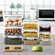 thumbnail image 4 of Refrigerator Storage Box Fridge Organizer Vegetable Fruit Boxes Drain Basket Storage Containers Pantry,Medium, 4 of 5