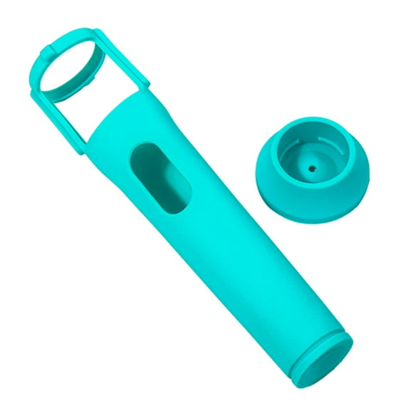Peggybuy Silicone Case Anti-Rolling Protective Case for JBL PartyBox Wireless Mic (Green)