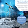 thumbnail image 6 of Discovery™ #Mindblown Telescope with Tripod, 50X and 100X Lenses, Adjustable Pan and Tilt, 6 of 9