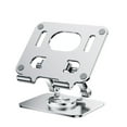 thumbnail image 2 of Gifts for Men Qwtwty Tablet And Cell Phone Desktop Stand with Rotating Base Foldable And Liftable Aluminum Stand Universal Support for Inches Tablets And Mobile Phones, 2 of 7