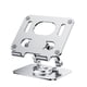 thumbnail image 2 of Soporte de escritorio para tableta y teléfono celular con base giratoria de 360°, soporte de aluminio plegable y elevable, soporte universal para tabletas y teléfonos móviles de 4 a 13 pulgadas, sopor, 2 of 7