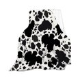 thumbnail image 2 of Teissuly Clearance Cow Blanket, Wool Cow Print Blanket, Kids Adult Soft Cowhide Decor Sofa Bed Cute Cow Gift Christmas 100x130CM(White, ) Teissuly WER202308175602, 2 of 8