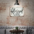thumbnail image 3 of 5.5x8 Inch Blessed Homestead Vintage Metal Sign,Farmhouse Sign,Motivational Quotes Decor,Rustic Decor For Living Room Farmhouse Bedroom Office Home Kitchen Bathroom Garden Yard Funny Wall Art Decor, 3 of 6