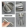 thumbnail image 5 of CNKOO Double Jigger Cocktail Jiggers Barware Alcohol Measuring Tool,18/8 Stainless Steel,Home Bar Supply Tools Measuring Jigger Cocktail Professional Bartender, 5 of 5