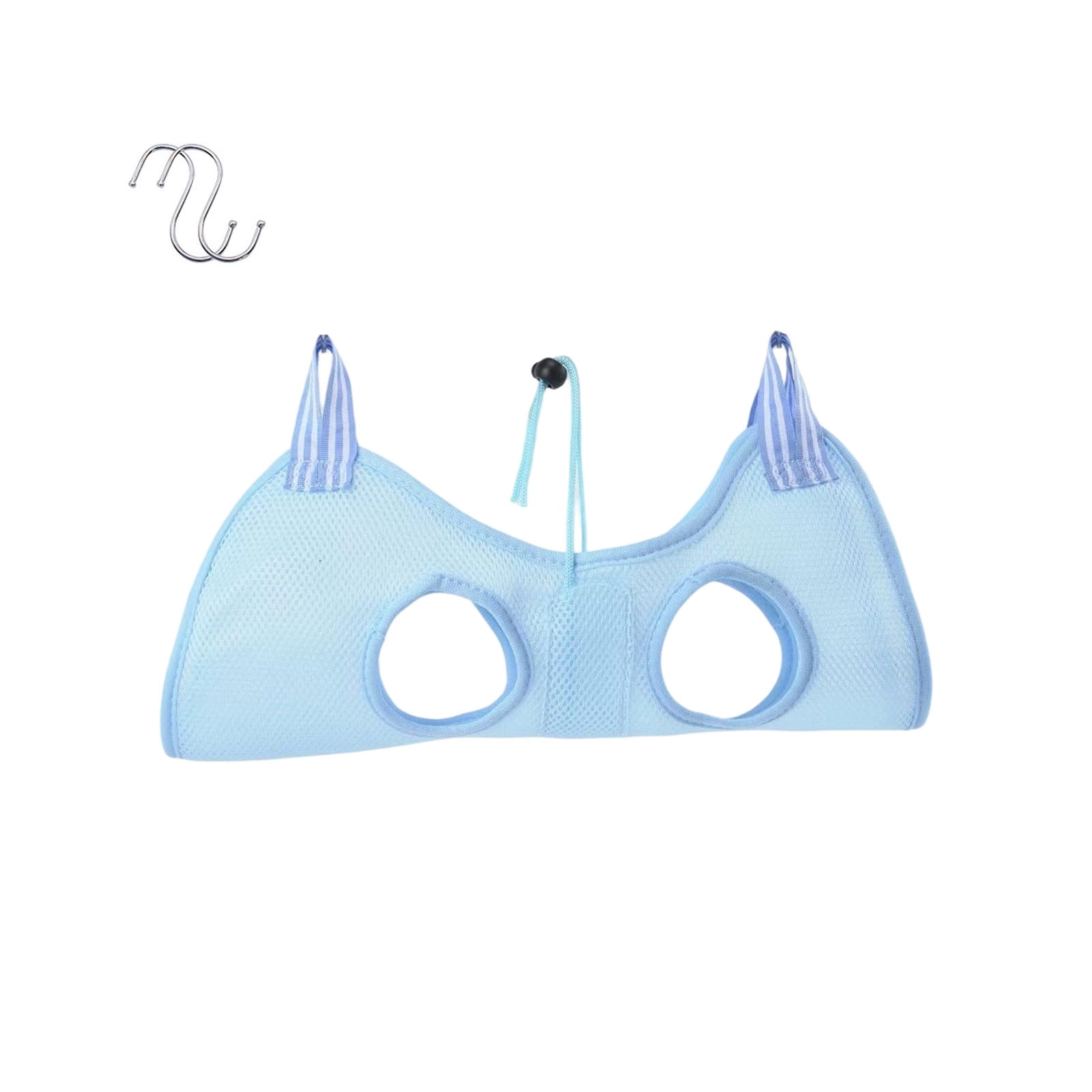 WSBDENLK Grooming Hammock with Restraint Belt Hanging Nail Trimming Sling for Small Pets Breathable Adjustable Suspension Bag for Bathing and Claw Care