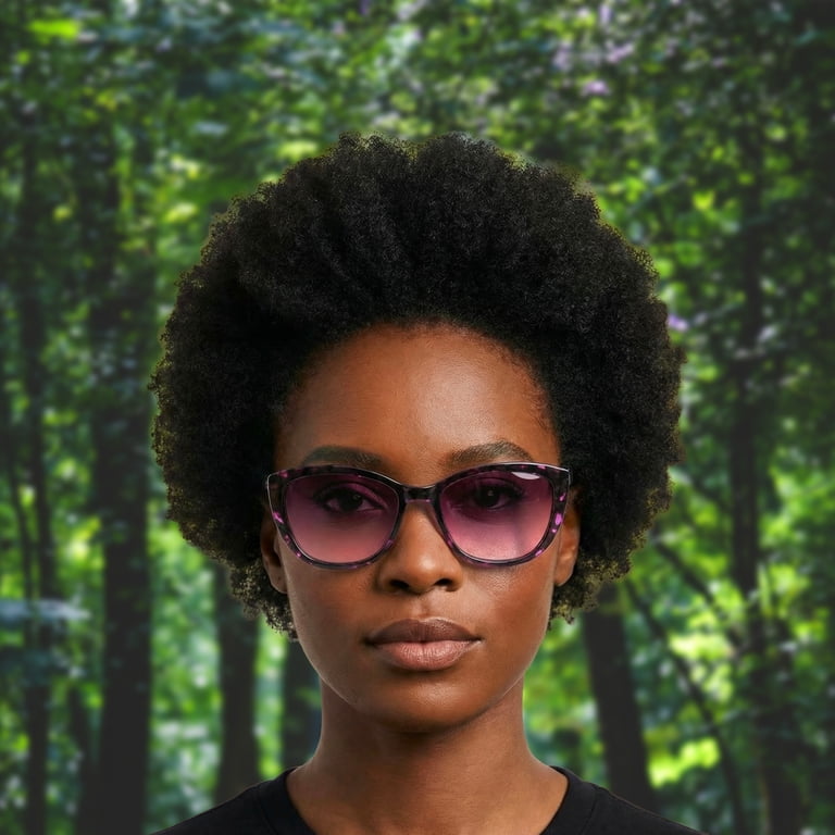 Ono OS011 Tortoise Purple Women’s Oval Round Polarized Sunglasses 57-17-135 Rogue - Round Purple Tortoise Frame Sunglasses For Women  main image 3