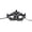 A001- Black, variant on Lace Masquerade Mask White 9 Inch Venetian Masquerade Masks for Women, Mardi Gras Mask Accessory for Masquerade Party Halloween Bachelorette Event, 1 Pack