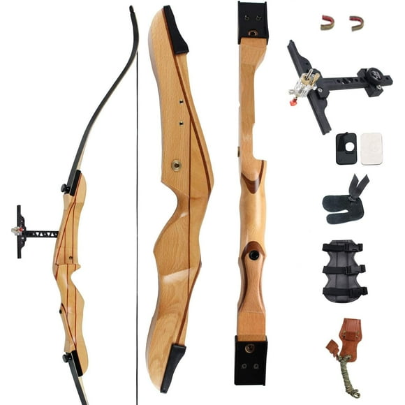 68" Takedown Recurve Bow Adult Archery Competition Athletic Bow Weights 18 20 22 24 26 28 30 32 34 36 LB RIGHT HANDED Archery Kit for Outdoor Training Hunting Shooting